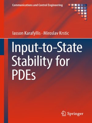 cover image of Input-to-State Stability for PDEs